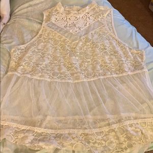 See through tank top